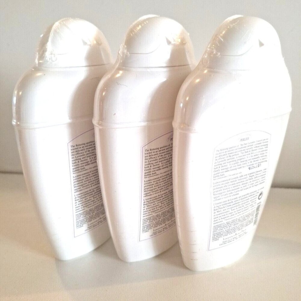 Lavender Honey Bath & Shower Cream 3 Lot Perlier 250mL 8.4 fl oz Made In Italy - Picture 4 of 6